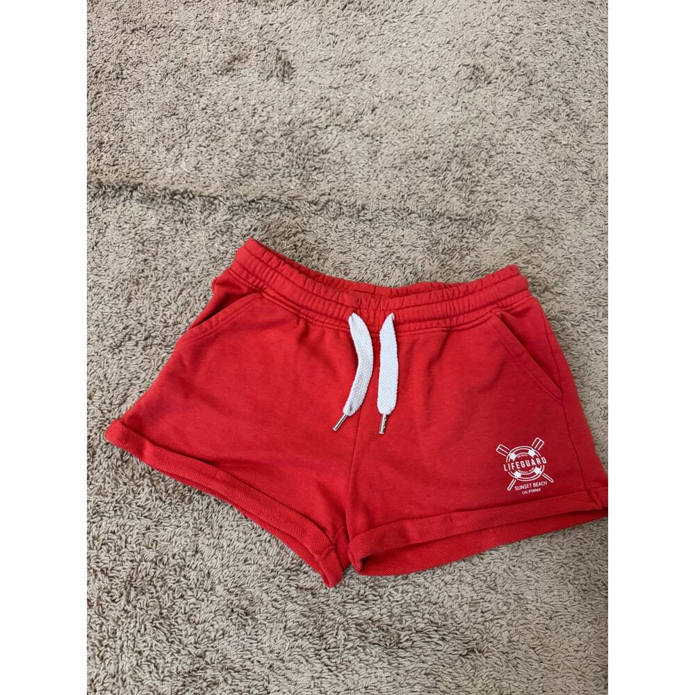 Red Athletic Short